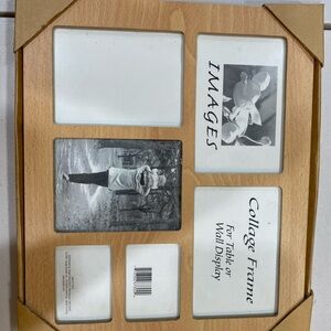 Wood Collage Photo Frame - Natural Wood Finish